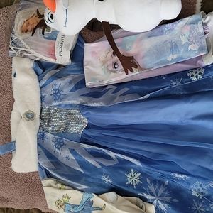 Girl's Bundle of Frozen Dress-up Sz 8-10